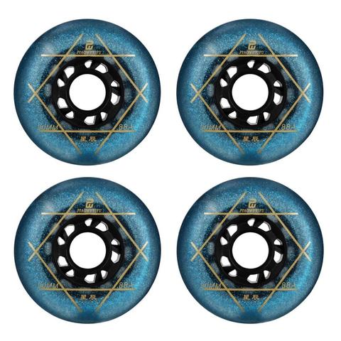 SzBlaZe-patins à roulettes en ligne en PU, 4 pièces, 72 76 80mm, pour Skateboard et Scooter, FSK Wave, roulettes, Street Surf, 4 pièces ► Photo 1/6