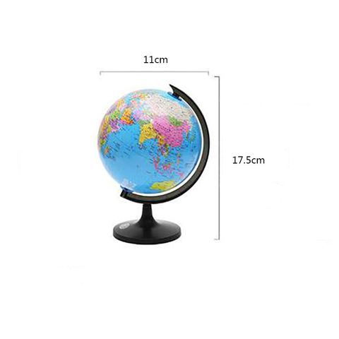 Globe moyen carte du monde terre océan, boule étanche, Globe de terre avec support pour l'apprentissage de la géométrie éducative ► Photo 1/1