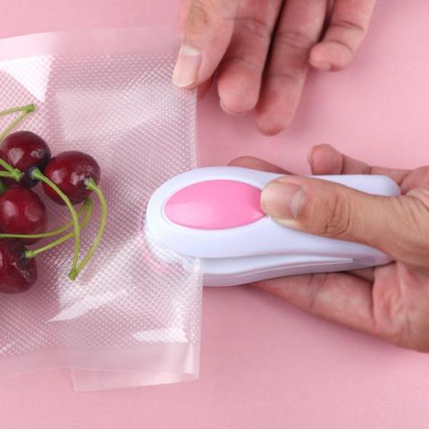 Mini thermoscelleuse à impulsion Portable, Machine à sceller les sacs en plastique, refermable facile pour les aliments, Gadgets de cuisine ► Photo 1/6