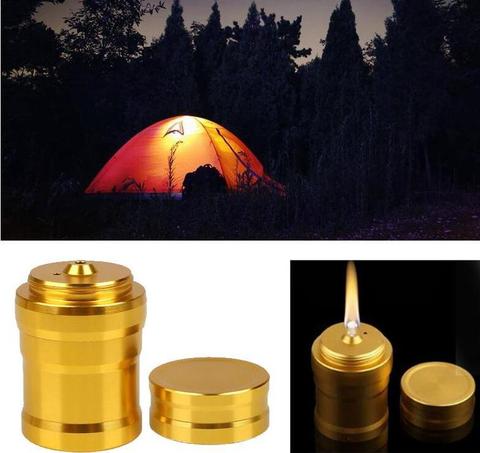 Mini lampe à alcool en métal Portable, équipement de laboratoire, réchauds liquides pour l'extérieur, survie, Camping, randonnée, voyage sans alcool ► Photo 1/6