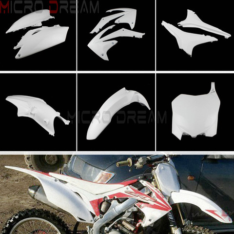 Carénages de course de moto ABS pour Honda CRF 250/450 R CRF450R Enduro Kit de carénage de Motocross panneaux latéraux carénage de radiateur ► Photo 1/6