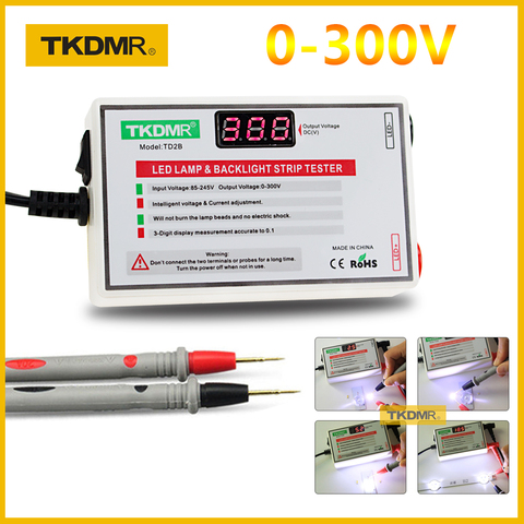 2022 TKDMR nouveau testeur de LED 0-300V sortie LED TV rétro-éclairage testeur polyvalent ampoules LED perles outil de Test Instruments de mesure ► Photo 1/6