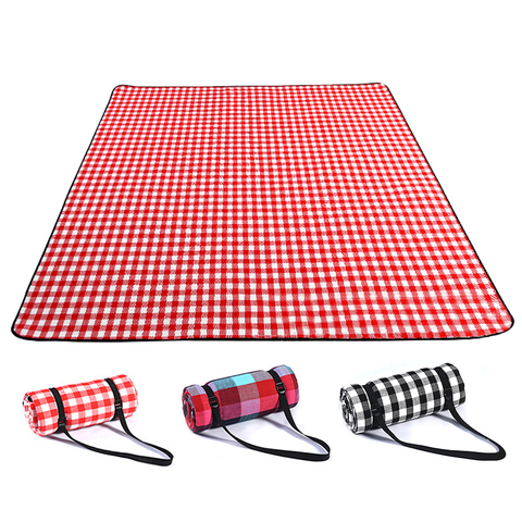 Pli Pad couverture souple en plein air pliant imperméable couverture Camping plage Plaid pique-nique tapis ► Photo 1/6