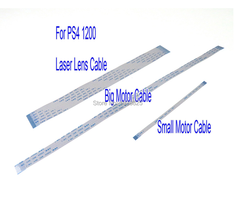 Lot de 2 câbles de ruban flexible d'entraînement, pour Playstation 4 PS4 1200, grand et petit moteur, câble de lentille Laser ► Photo 1/6