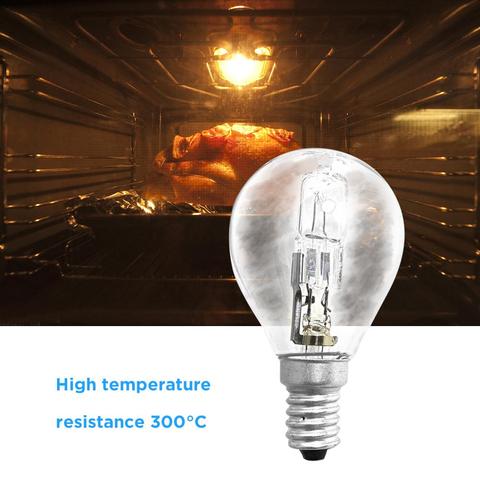 Lampe de four halogène 42W E14 220V, en stock, température élevée 300 degrés, ampoule pour fournitures ménagères ► Photo 1/6