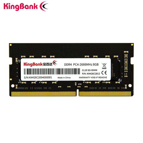 KingBnak – mémoire de serveur d'ordinateur portable, modèle DDR4, capacité 4 go 8 go 16 go, fréquence d'horloge 2400/2666/1.2 mhz, Ram haute performance, so-dimm, V ► Photo 1/6