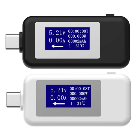 Testeur USB multifonction de Type c, détecteur de chargeur, voltmètre numérique, ampèremètre, mesure de tension, KWS-1802C ► Photo 1/4