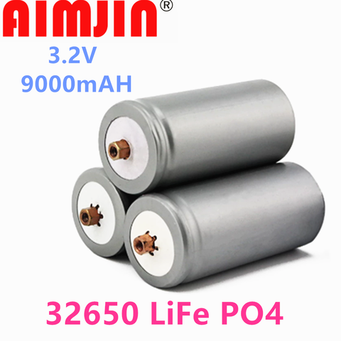 Batterie LiFePO4 2022 originale, 3.2V, 32650 mah, batterie au Lithium Rechargeable, pour vélo électrique, avec vis, 9000 ► Photo 1/6