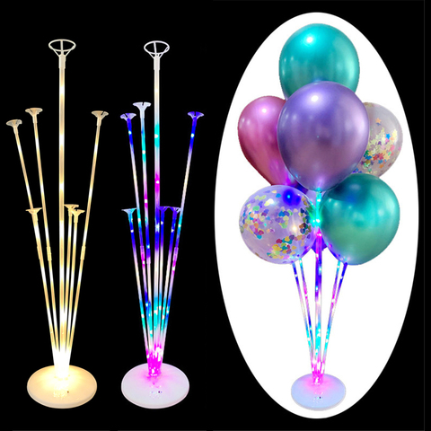 Colonne de support à Ballons 7/13/19Tubes, guirlande de boîtes à Ballons, décorations de fête d'anniversaire de mariage, accessoires pour enfants et adultes ► Photo 1/6