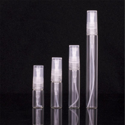 5 pièces Portable Mini bouteille de parfum verre bouteille vide cosmétiques bouteille de Toner en bouteille vaporisateur nébuliseur 2ml 3ml 5ml 10ml ► Photo 1/6