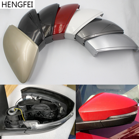 Accessoires de voiture Hengfei miroir couverture pour Skoda Octavia 2014-2017 rétroviseur coque boîtier ► Photo 1/4