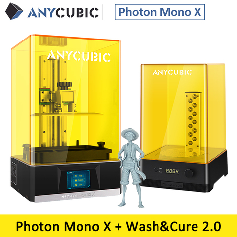 Anycubique Photon Mono X imprimante 3d 8.9 ''4K Monochrome LCD énorme Volume de construction 192*120*245mm Support APP télécommande impresora 3d ► Photo 1/6