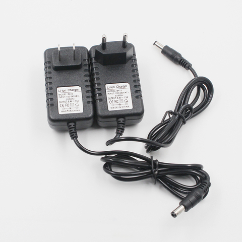 Universal Charger Supply Power Adapter AC 110-240V DC 4.2V 8.4V 12.6V 16.8V 1A 2A for Digital Equipment 18650 Lithium Battery ► Photo 1/6