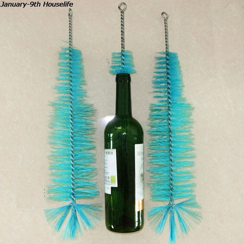 Brosse de nettoyage de bouteilles en Nylon, 1 pièce, pour vin, bière, brassage, Tube, nettoyeur de bec, outils de nettoyage de cuisine ► Photo 1/6