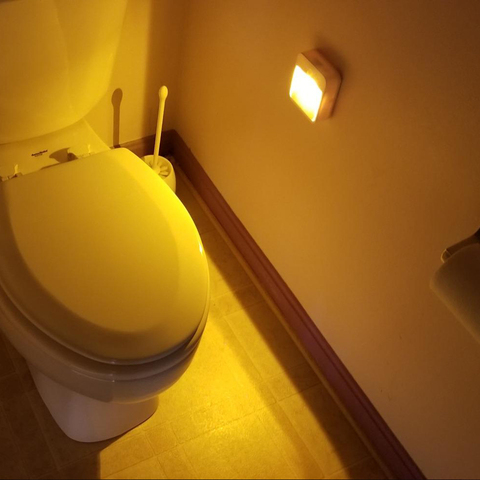 Veilleuse LED étanche avec détecteur de mouvement PIR intelligent,  éclairage pour cuvette de toilette et WC, 2 pièces - AliExpress