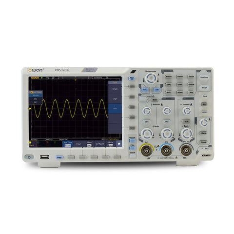 Owon — oscilloscope de stockage numérique XDS3202E, kits oscilloscopes portables à 2 canaux 200MHz à bande passante 8 pouces USB ► Photo 1/2