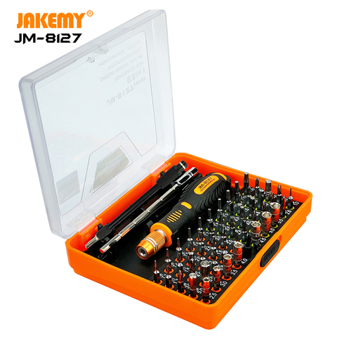 JAKEMY – Kit de réparation magnétique 53-en-1 pour démontage de téléphone, télévision, tablette, électronique, JM-8127 Original ► Photo 1/6