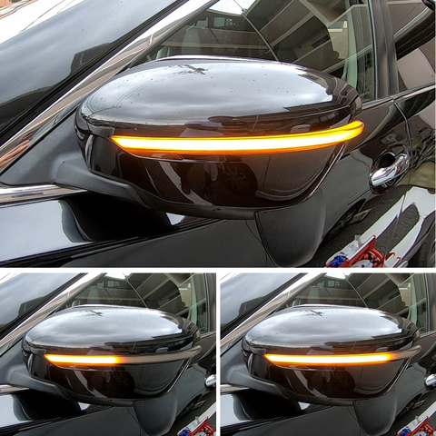 Miroir latéral LED, clignotant dynamique, séquentiel, pour Nissan x-trail T32 Rogue Qashqai J11 Murano Z52 Juke Navara Pathfinder ► Photo 1/6