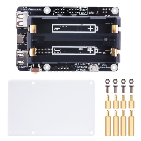 UPS Plus – mise à niveau du micrologiciel OTA à distance pour Raspberry Pi 4B/3B, dispositif d'alimentation RTC et coulomètre ► Photo 1/1