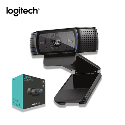 Logitech-Webcam Full HD C920 Pro 1080P, caméra Autofocus, enregistrement et appels vidéo, pour bureau ou ordinateur portable, Original ► Photo 1/5