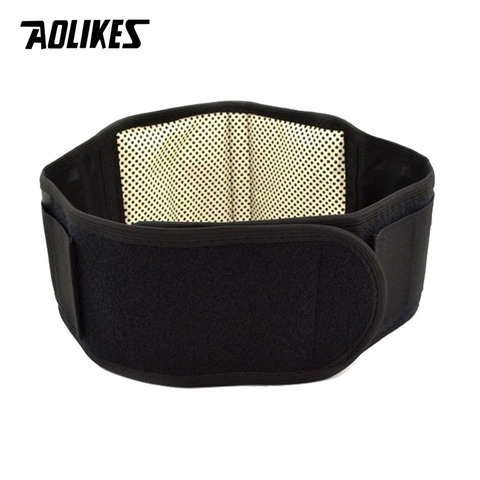 AOLIKES-ceinture ajustable en Tourmaline auto-chauffante, thérapie magnétique pour soutien lombaire et dos, bande de Massage lombaire, soins de santé ► Photo 1/6