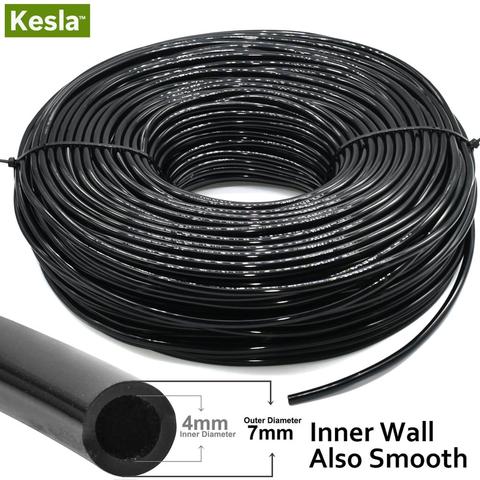 KESLA – tuyau d'arrosage de jardin en PVC, 5m-50m 4/7mm, Micro tuyau d'irrigation goutte à goutte, pour pelouse, balcon, serre ► Photo 1/6