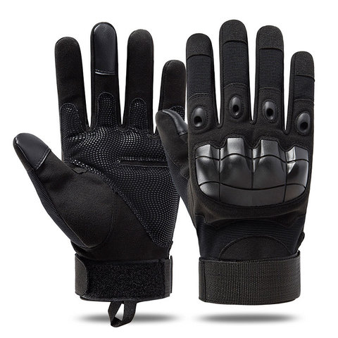 Militaire tactique complet doigt hommes gants écran tactile Paintball Airsoft dur Knuckle extérieur escalade équitation armée Combat gants ► Photo 1/6