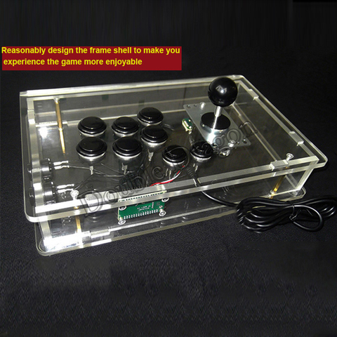 Arcade MAME Game – Console transparente PS3 PS4, Joystick à bascule zéro retard Sanwa, bouton poussoir Original, contrôleur de plate-forme de combat ► Photo 1/6