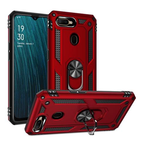 Oppo A5s AX5s étui de luxe antichoc support pour voiture anneau aimant étui sur Oppo A12 A12s étui robuste armure hybride housse de protection ► Photo 1/6