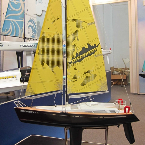 Beili Discovery II – voilier à échelle RC 620mm, Yacht avec système Radio 4 canaux, RTR ou PNP, 2.4G ► Photo 1/6