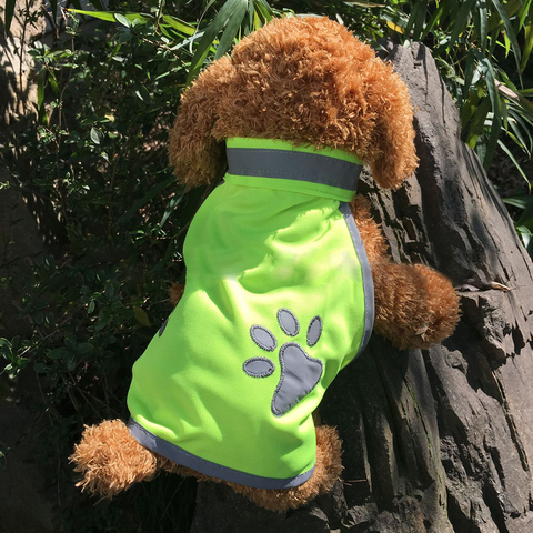 Réfléchissant en plein air nuit chiot sécurité randonnée Costumes mode marche chien gilet décontracté haute visibilité exercice vêtements pour animaux de compagnie ► Photo 1/6