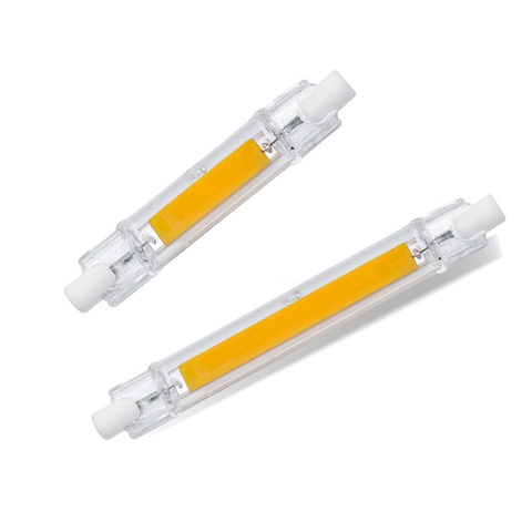 Tube en verre LED, lumière à intensité réglable, ampoule à intensité réglable, Tube en verre LED, R7S, J118, J78, 15W, 30W, 40W, r7s lampe à LED, 78mm, 118 V ► Photo 1/6