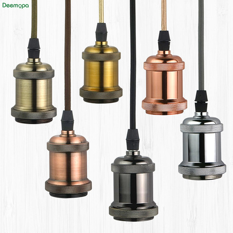 Support de lampe Vintage Edison, lampe à vis, E27, E26, ampoules Edison, 90-265V, lampe suspendue industrielle pour décoration intérieure ► Photo 1/6