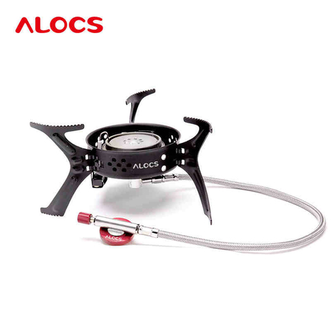 Alocs – Mini réchaud à gaz ultraléger, Portable, pour l'extérieur, au Propane, pour Camping, randonnée, ustensile de cuisine, four de pique-nique ► Photo 1/5