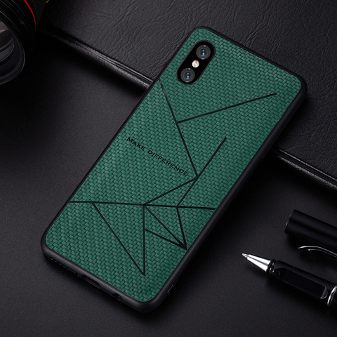 Coque en Silicone avec support pour Xiaomi, étui en cuir à rayures Fashion pour Mi 6X A2 8 Explorer Play Pro, Redmi Note 6 Pro ► Photo 1/6