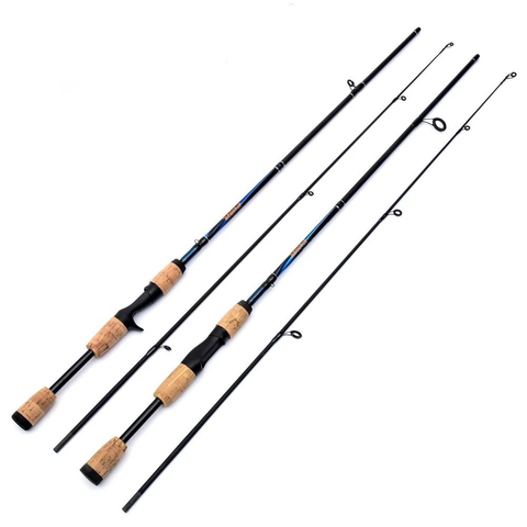 HFBIRDS – canne à pêche Spinning et Casting ultralégère de 1.8m ou 2.1m, accessoire en carbone avec moulinet adapté aux carpes, poids de leurre de 4 à 35g ► Photo 1/6