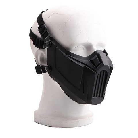 Masque facial de sécurité, respirateur, coupe-vent, anti-poussière, Cosplay, ski, cyclisme ► Photo 1/6