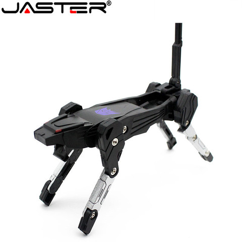 JASTER-lecteur flash usb 2.0, style jouet en plastique, disque U, personnage de dessin animé, 4 go 64 go 16 go 32 go, transformation robot ► Photo 1/6