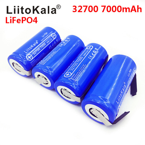LiitoKala – batterie LiFePO4 haute puissance, 3.2V, 32700 mAh, 7000, Lii-70A mAh, avec feuilles de Nickel, décharge continue 35a, Maximum 55a ► Photo 1/6