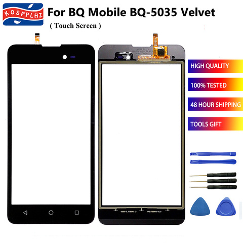 Écran tactile de remplacement 5.0 pouces pour BQ Mobile Velvet BQ5035 BQ 5035, capteur d'objectif, panneau en verre, téléphone sans écran LCD ► Photo 1/6