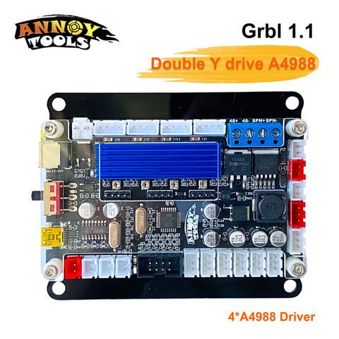 GRBL1.1 contrôleur USB 3 axes hors ligne, pilote de moteur pas à pas Nema 17 42 A4988 pour graveur Laser et routeur CNC ► Photo 1/6