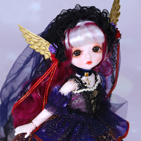 DBS DREAM fée Doll 1/6 BJD nom par petit ange corps articulaire mécanique avec maquillage, y compris le cuir chevelu, les yeux, les vêtements filles SD, ► Photo 1/6