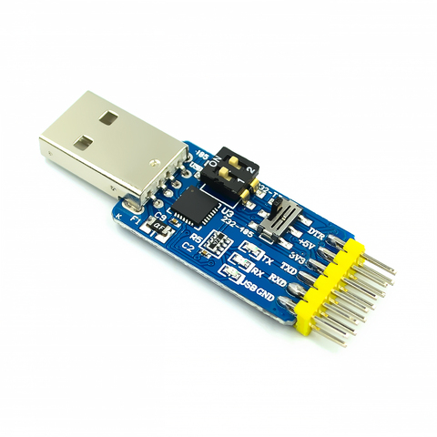 Module de conversion mutuelle USB 6 en 1, USB CP2102 vers TTL RS232 vers RS485, bon ► Photo 1/4