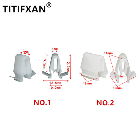 Attaches en plastique de voitures, 10 pièces, pour Toyota Highlander Land cruiser Prado Yaris Hiace RAV4 S6 Verso pour porte arrière clips de panneau de garnissage ► Photo 1/6