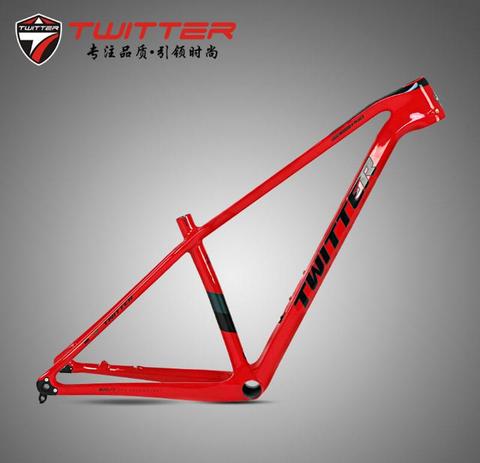 Warrior-cadre de vtt en fibre de carbone T900, axe transversal 29, 12x148mm, pour cyclocross ► Photo 1/6