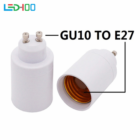 Adaptateur pour ampoule LED GU10 à E27, support de lampe, convertisseur de douille, matériau résistant à la chaleur ► Photo 1/2