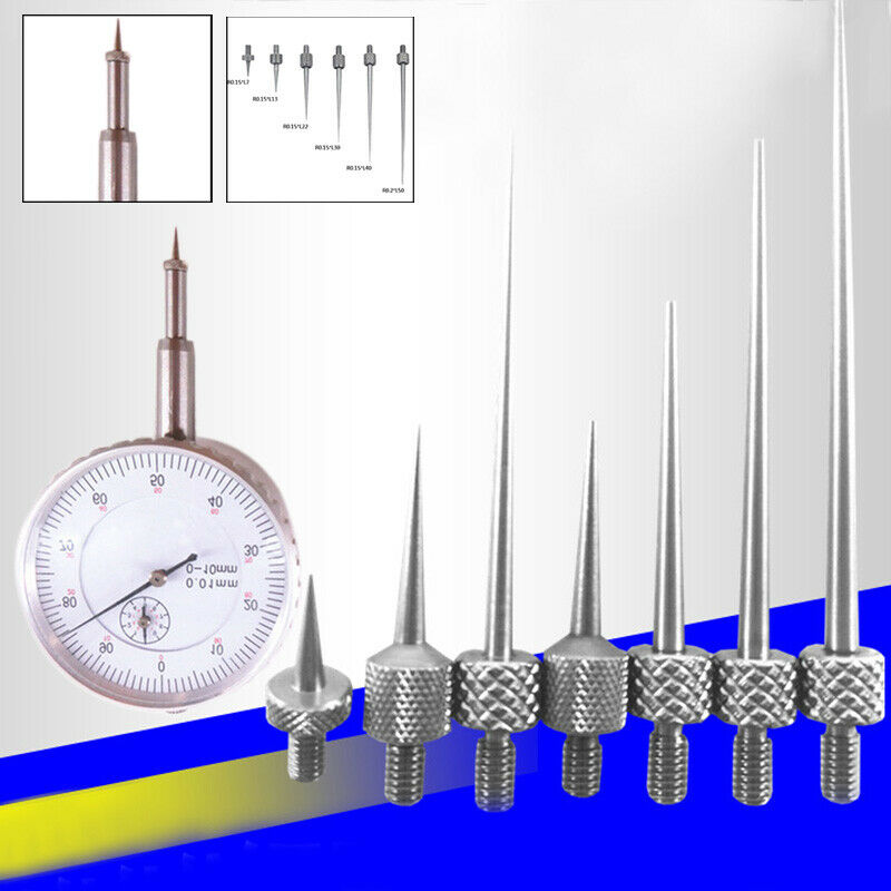 6 pièces cadran indicateur de Test numérique Point de Contact tige tige jauge de profondeur mesure bricolage tige M2.5 haute vitesse en acier ► Photo 1/6