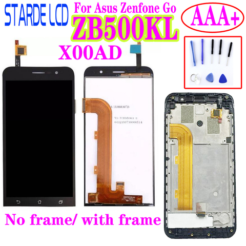 STARDE 5 ''LCD pour Asus ZenFone Go ZB500KL X00AD LCD écran tactile numériseur assemblée avec cadre et Toos gratuits ► Photo 1/5