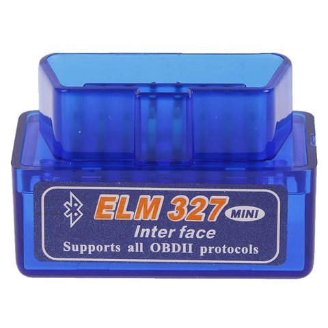 Mini Elm327 Bluetooth V1.5/V2.1 Scanner de voiture, outil de Diagnostic automobile, lecteur de Code OBD, pour Android Windows Symbian, anglais ► Photo 1/6