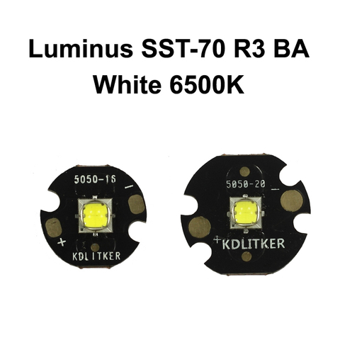 Luminus – émetteur LED SST-70 R3 BA blanc 6500K, avec KDLITKER DTP cuivre MCPCB (1 pièce) ► Photo 1/6